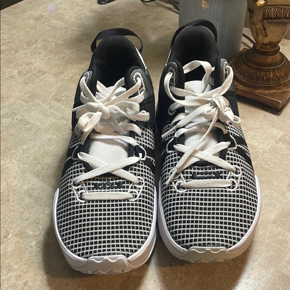 LeBrons Nike Black and White Athletic Sneakers